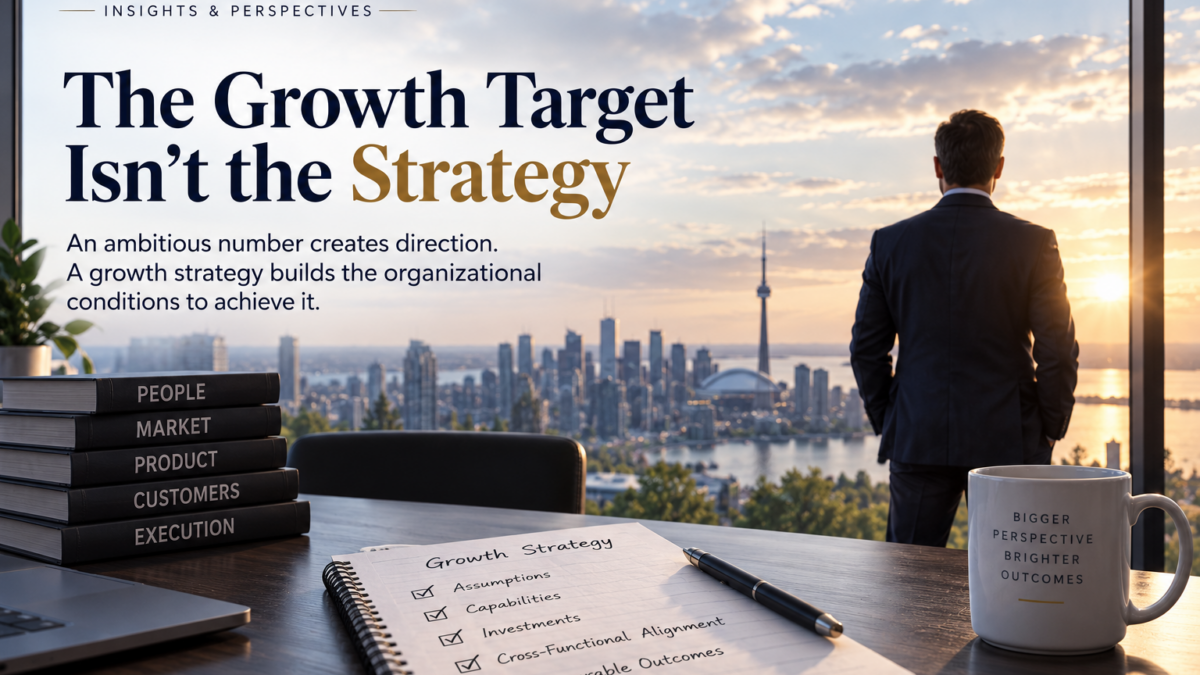The Growth Target Isn’t the Strategy — Growth insight from The Daily Executive
