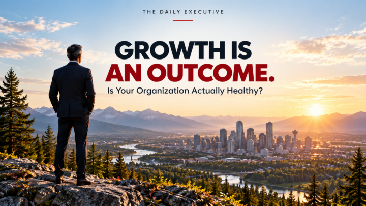 Growth Is an Outcome. It Isn’t Necessarily Evidence of Organizational Health. — Growth insight from The Daily Executive